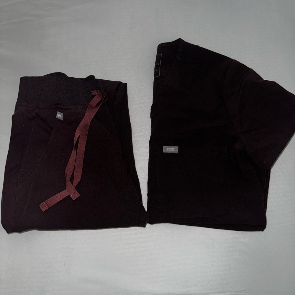 FIGS set XXS top XXS Petite pants